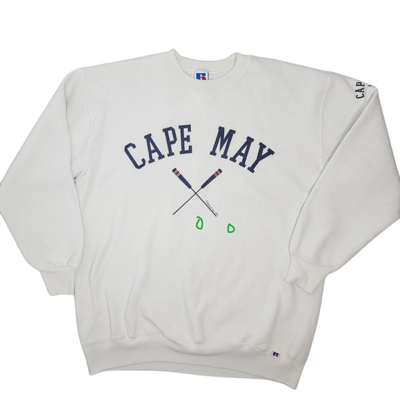 Cape May vintage 1989 breezin' up cape may city NJ pull over sweatshirt size XL - Picture 5 of 5
